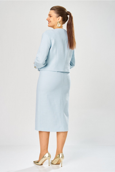 Жакет, юбка Bonna Image 1031/2 голубой - фото 2