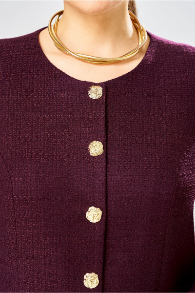 Жакет, юбка Bonna Image 1031/3 фиолетовый - фото 3