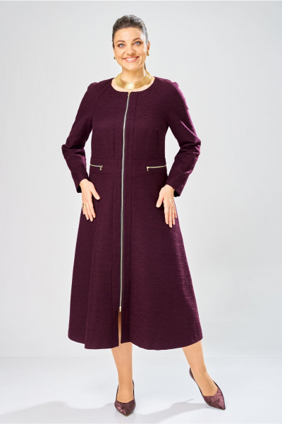 Платье Bonna Image 1036 фиолетовый - фото 9