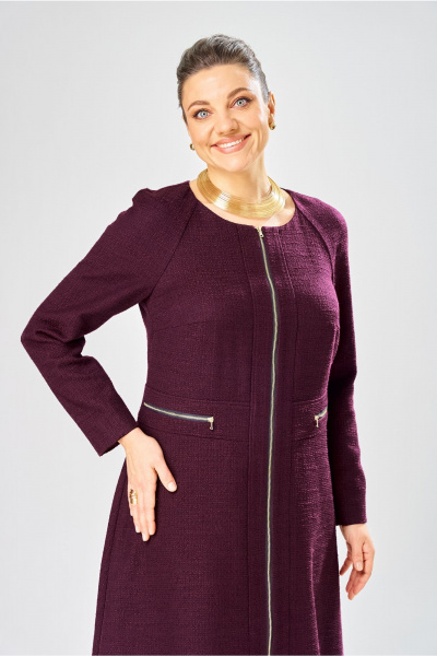 Платье Bonna Image 1036 фиолетовый - фото 3