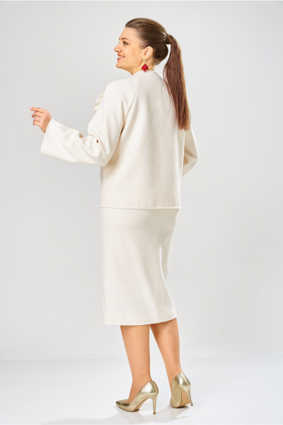 Жакет, юбка Bonna Image 1042/1 молочный - фото 9