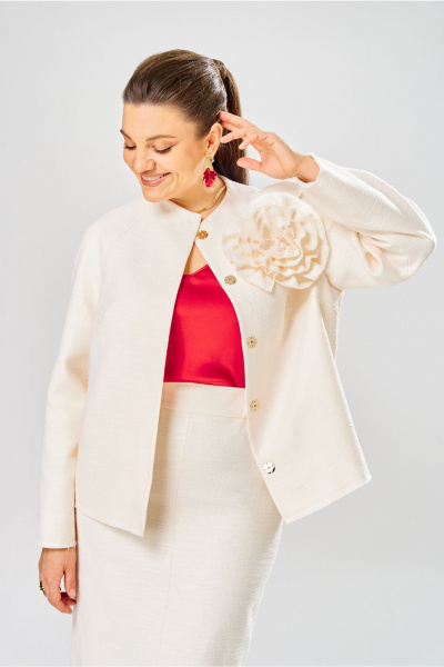 Жакет Bonna Image 1032/1 молочный - фото 3