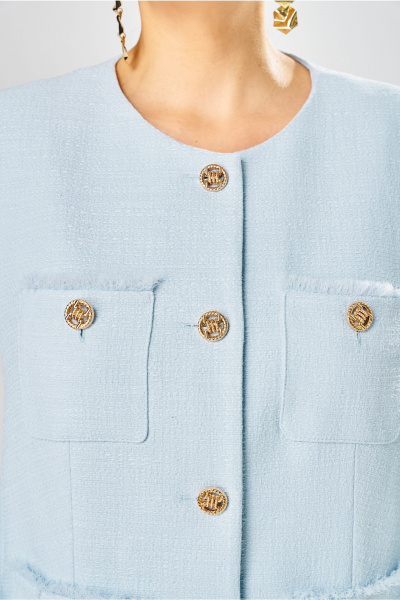 Жакет Bonna Image 1039/2 голубой - фото 4