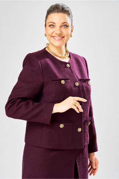 Жакет Bonna Image 1039/3 фиолетовый - фото 5
