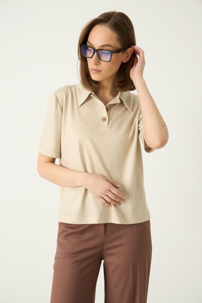 Брюки Luitui R2075 какао - фото 5