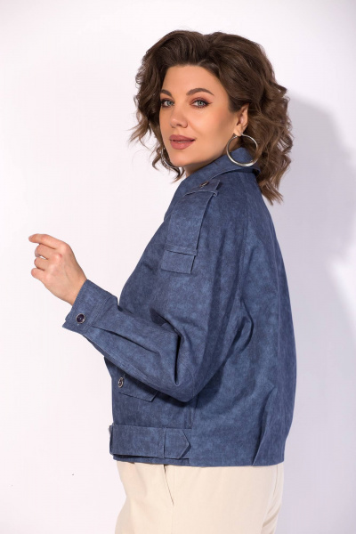 Жакет Liliana 1522 синий - фото 5