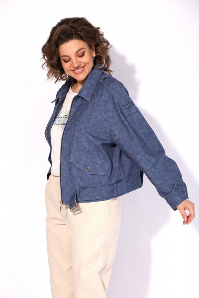 Жакет Liliana 1522 синий - фото 2