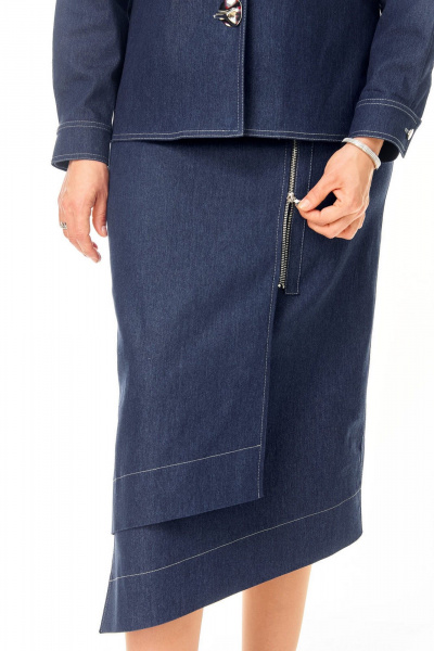 Жакет, юбка VI ORO VR-1245 деним - фото 7