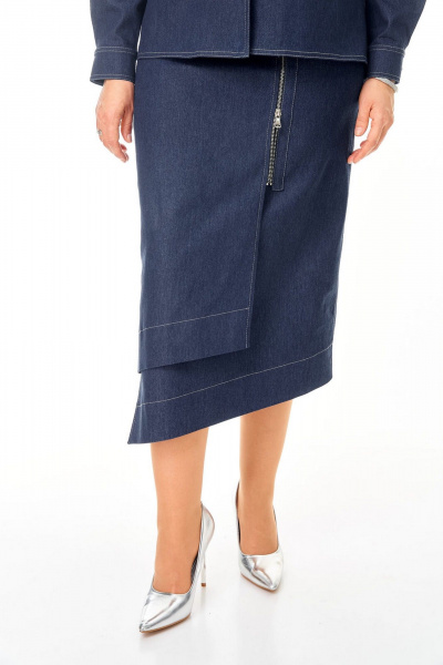 Жакет, юбка VI ORO VR-1245 деним - фото 5