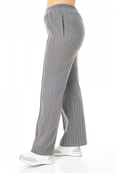 Блуза, брюки, жилет VI ORO VR-1246 серый - фото 13