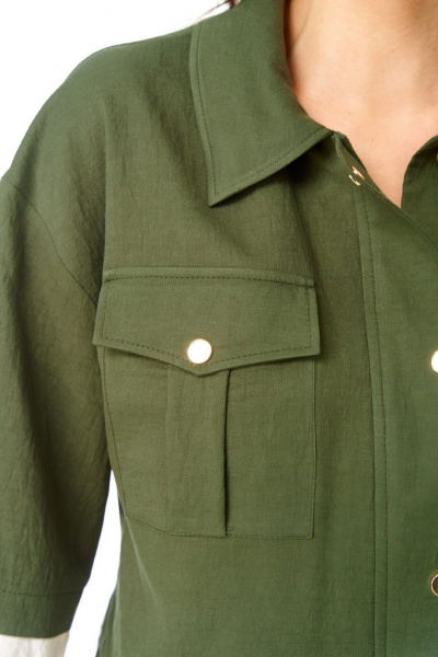 Брюки, жакет VI ORO VR-1251 олива - фото 7