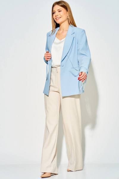 Жакет Laikony L-614 голубой - фото 5