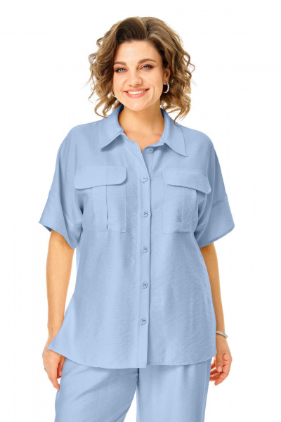 Блуза, брюки VI ORO VR-1257 голубой - фото 10