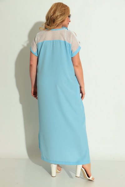 Платье Michel chic 2063 голубой - фото 5