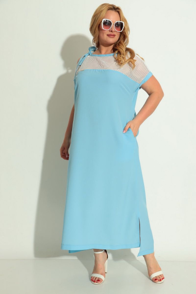 Платье Michel chic 2063 голубой - фото 1