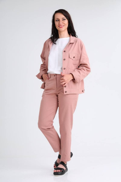 Брюки, куртка Ma Vie М570 розовый - фото 5