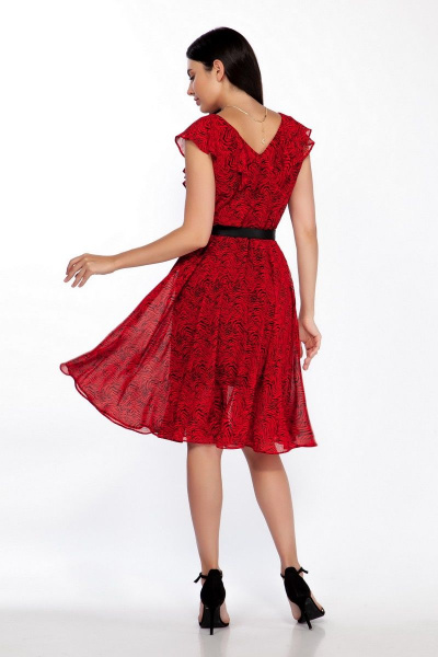 Платье LaKona 1279-2 красный_тигр - фото 2