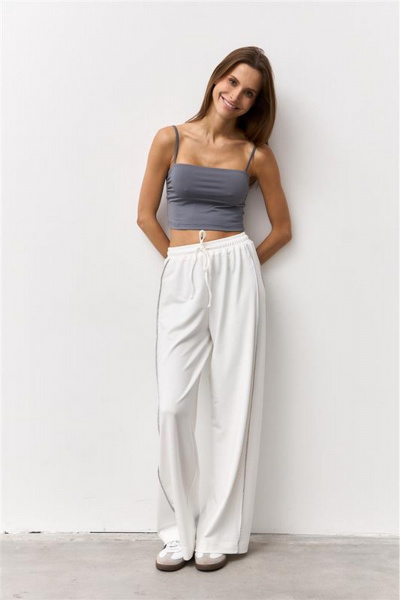 Брюки Luitui R2077 молочный - фото 7