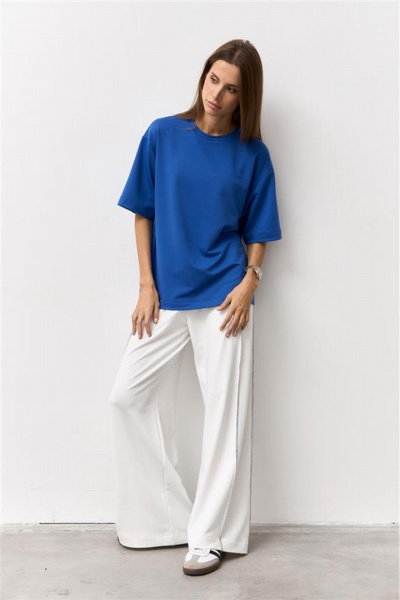 Брюки Luitui R2077 молочный - фото 3