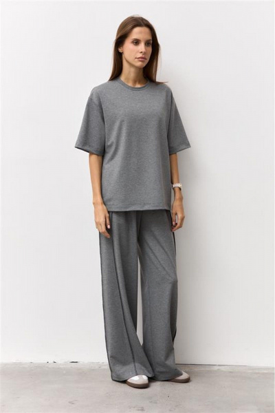 Брюки Luitui R2077 серый - фото 6