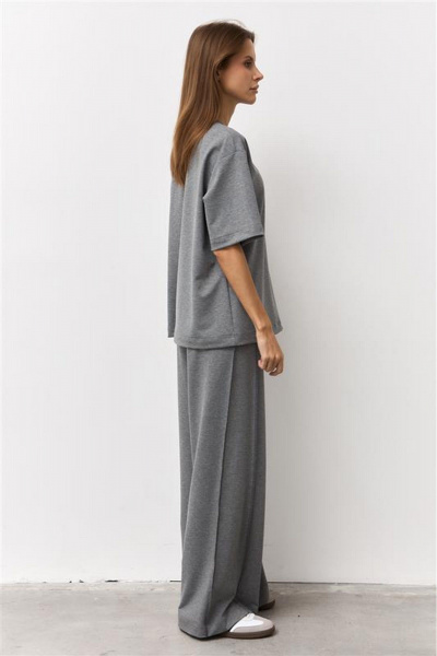 Брюки Luitui R2077 серый - фото 3