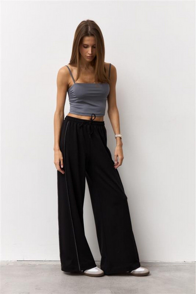 Брюки Luitui R2077 черный - фото 2