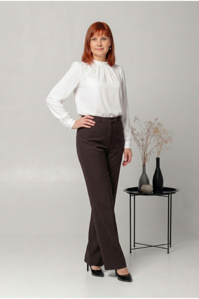 Брюки Соджи 696 коричневый_шоколад - фото 2