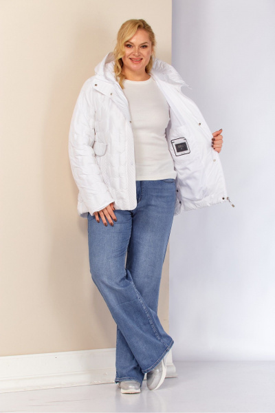 Куртка Shetti 2210 белый - фото 4