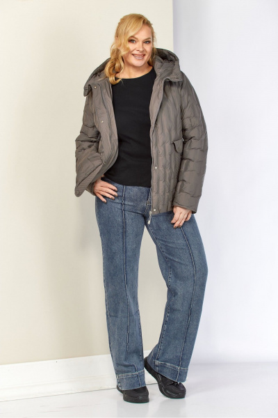 Куртка Shetti 2210 пепельный - фото 7