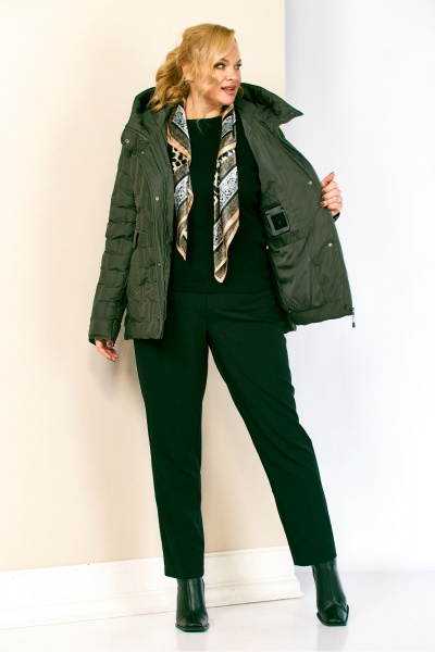 Куртка Shetti 2210 темно-зеленый - фото 9
