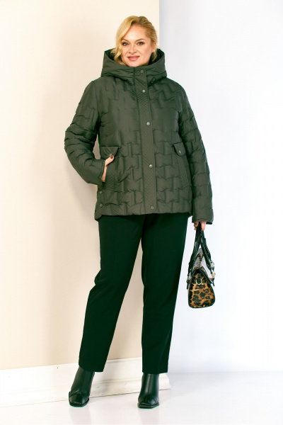 Куртка Shetti 2210 темно-зеленый - фото 2