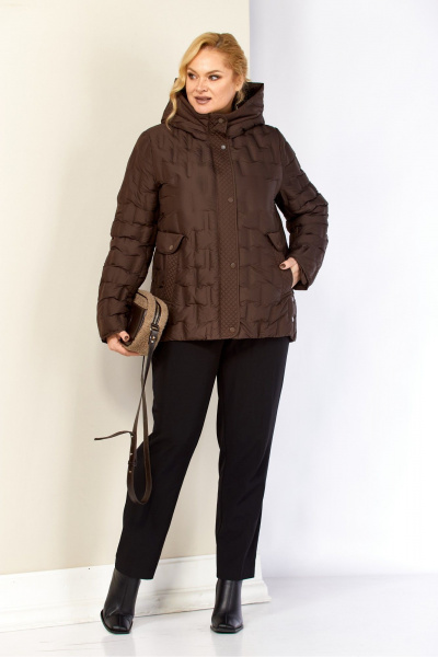 Куртка Shetti 2210 шоколад - фото 7