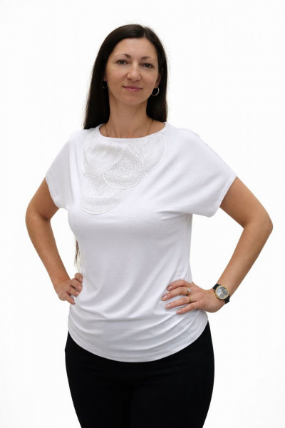 Блуза из вискозы для круглый год и нарядных образов OLANTIZ БВР002-6 - фото 1