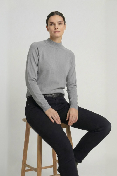 Демисезонный прямой свитер с рукавом реглан Полесье С3316-15 5С1754-Д43 170,176 ангора - фото 6