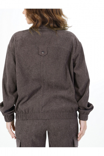 Брюки, жакет Пинск-Стиль 281 коричнево-фиолетовый - фото 5