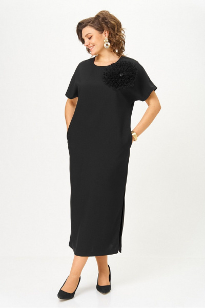 Платье, украшение Svetlana-Style 1928 черный - фото 6