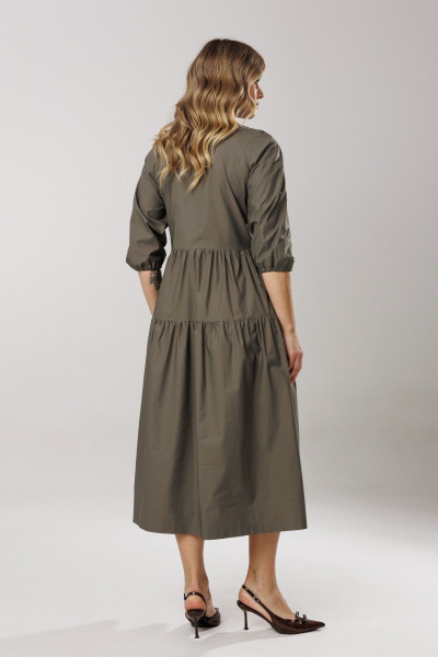 Платье Ларс Стиль 1203/1 хаки - фото 2