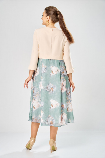 Платье Bonna Image 954-1/4 бежевый - фото 3