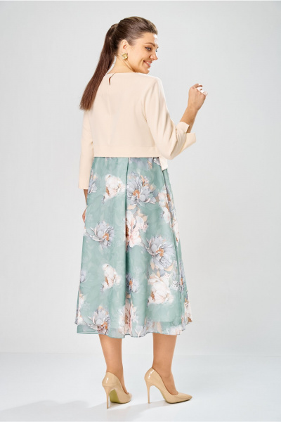 Платье Bonna Image 954-1/4 бежевый - фото 2