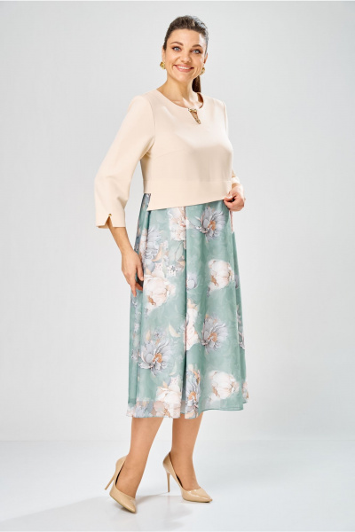 Платье Bonna Image 954-1/4 бежевый - фото 1