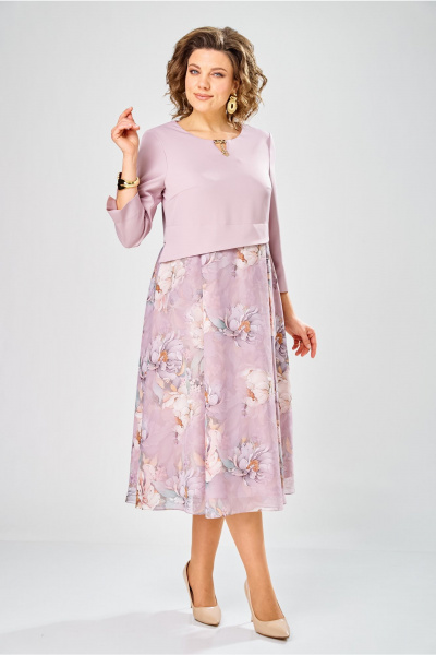 Платье Bonna Image 954-1/7 пудровый - фото 2