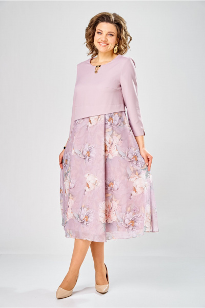 Платье Bonna Image 954-1/7 пудровый - фото 1