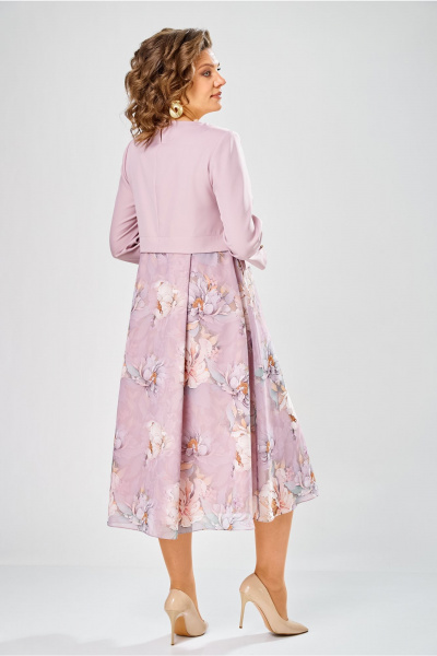 Платье Bonna Image 954-1/7 пудровый - фото 7