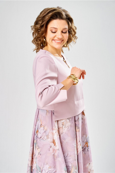 Платье Bonna Image 954-1/7 пудровый - фото 3