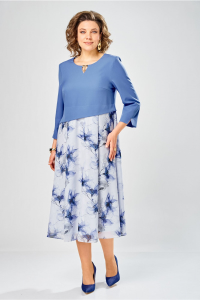 Платье Bonna Image 954-1/10 голубой - фото 1