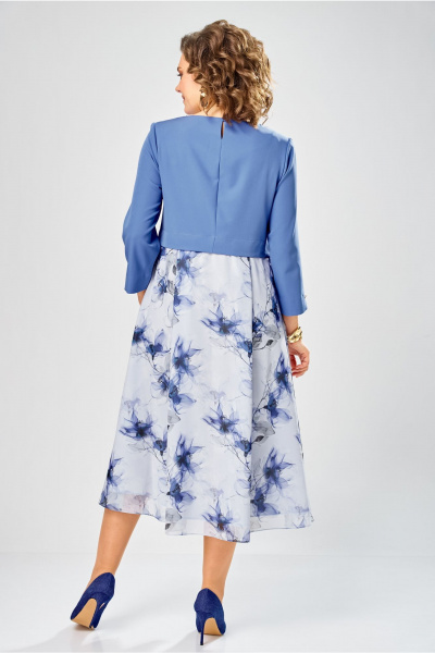 Платье Bonna Image 954-1/10 голубой - фото 3