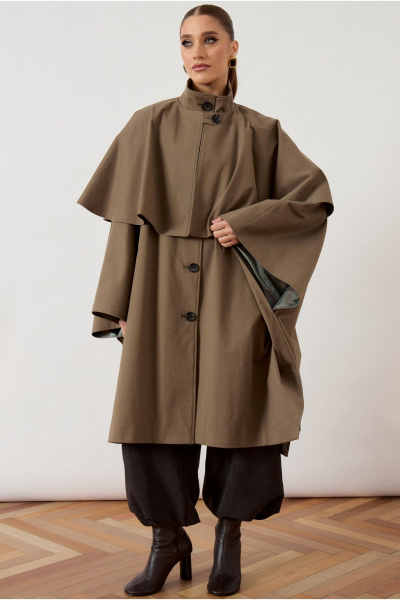 Тренч ATTIKA A3479.1 хаки - фото 1