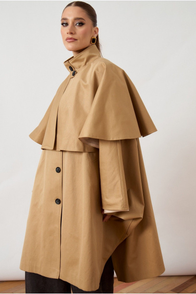 Тренч ATTIKA A3479.2 бежевый - фото 2