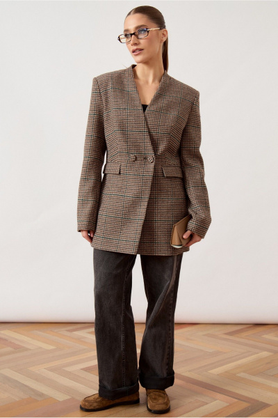 Жакет ATTIKA A3485 коричневый - фото 1