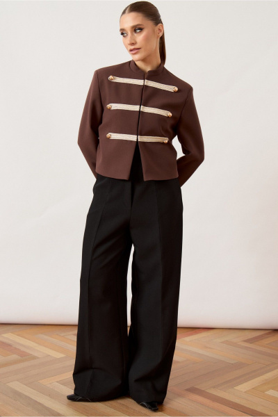 Жакет ATTIKA A3486.1 коричневый - фото 2